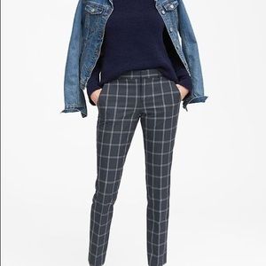 New with tags - Banana Republic Ryan Slim Windowpane Pants - 6L / 6 Tall NWT